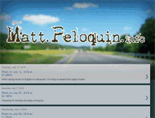 Tablet Screenshot of matt.peloquin.info